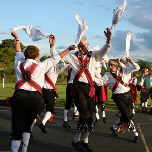 morris dancing side