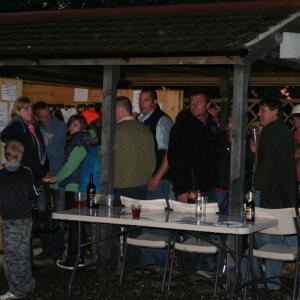 Sheltering from the rain at the bar