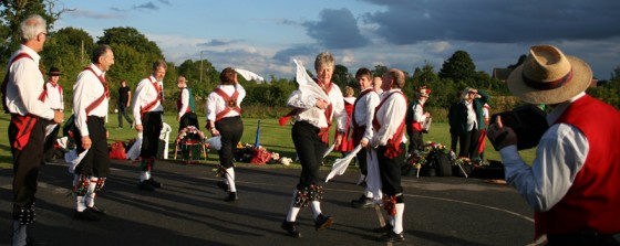 Morris dancers at the 2011 Hog Roast