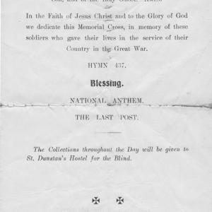 War Memorial Dedication P3