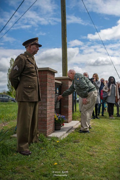 Redlingfield memorial wreath laying