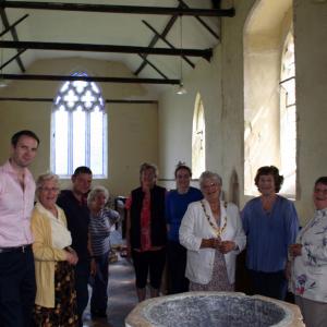 MP Dr Dan Poluter in StAndrews church