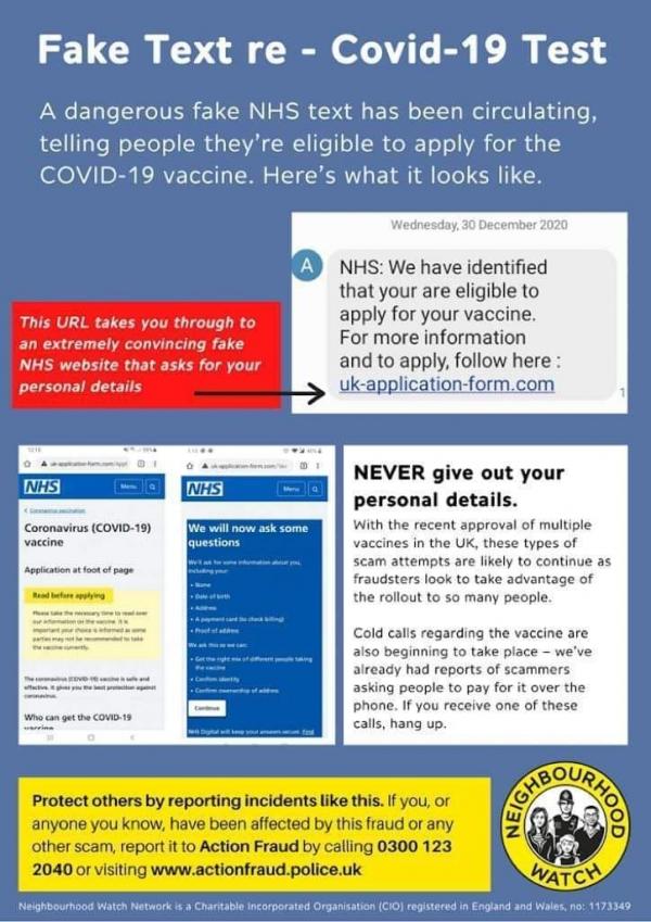 covid scam